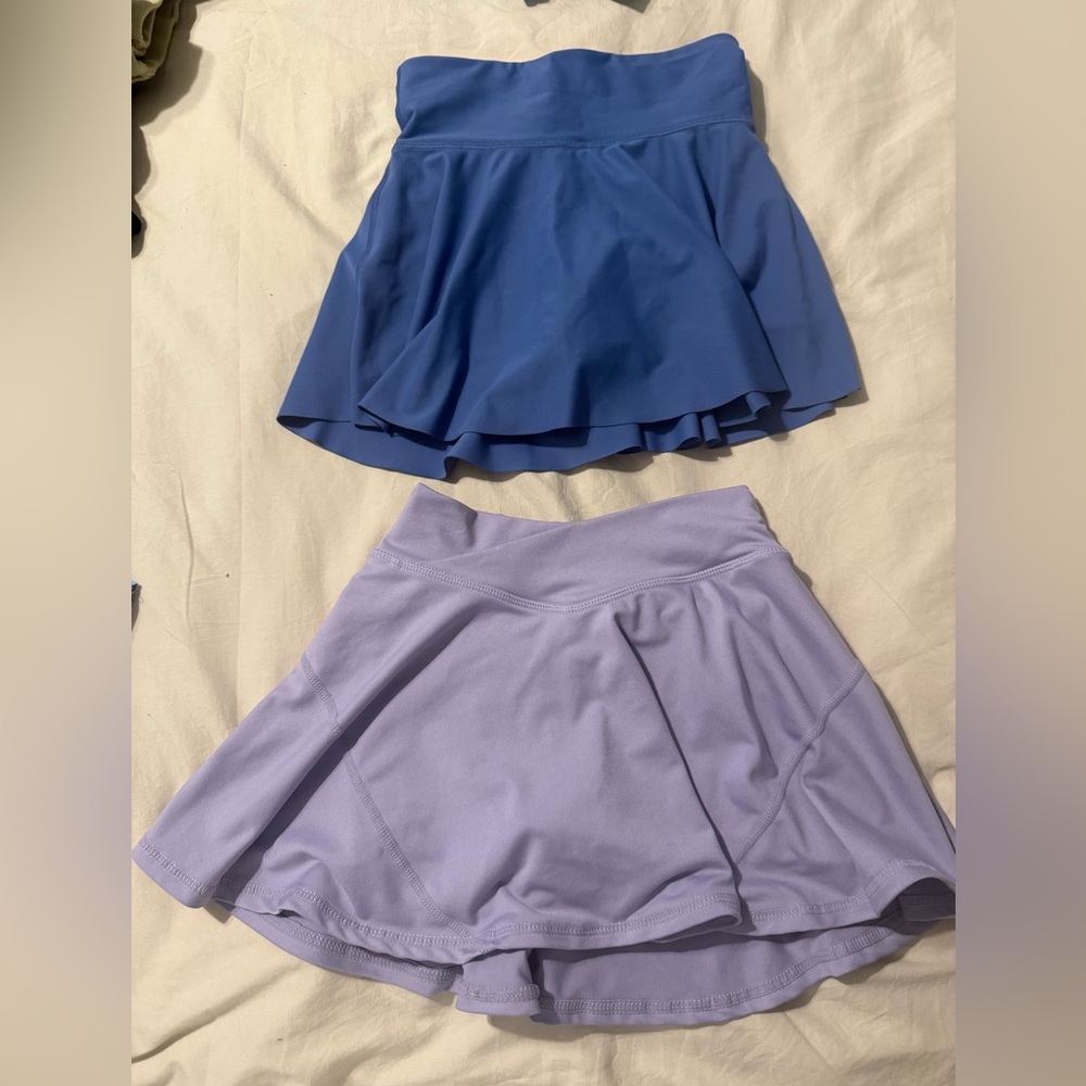 Old Navy Blue and Lavender Active Skort Duo